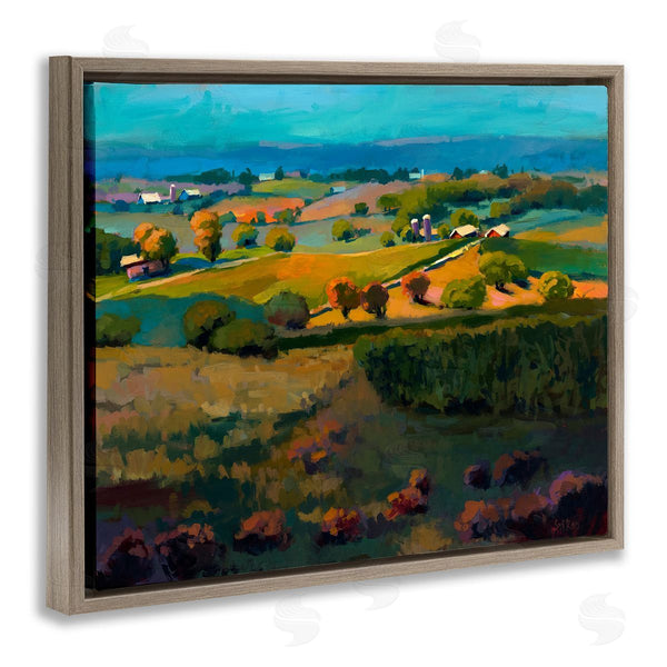Stupell Industries Sri Rao | Countryside Farms Landscape Wall Art