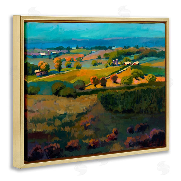 Stupell Industries Sri Rao | Countryside Farms Landscape Wall Art