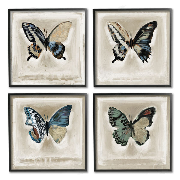 Stupell Industries Stacy D'Aguiar | Asymmetrical Butterfly Wing Patterns Wall Art