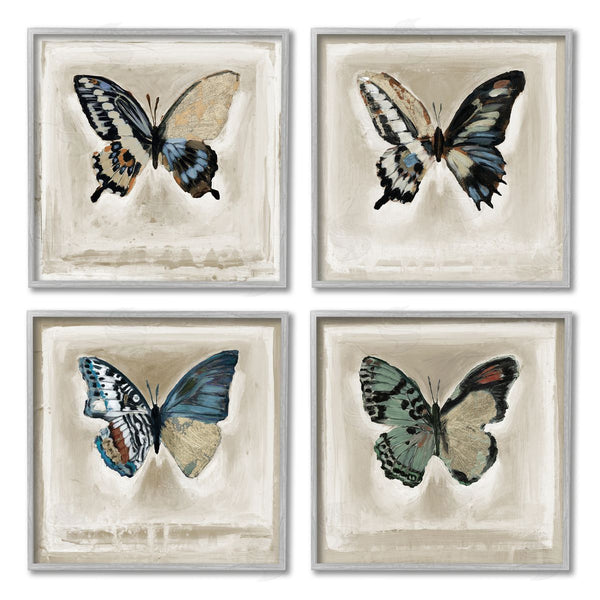 Stupell Industries Stacy D'Aguiar | Asymmetrical Butterfly Wing Patterns Wall Art