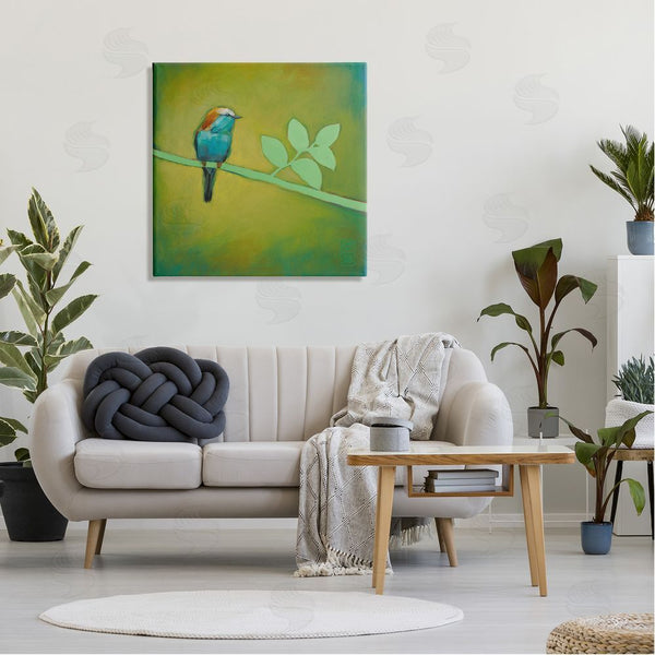 Stupell Industries Stacy D'Aguiar | Bird On Green Branch Wall Art