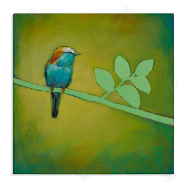 stupell industries Stacy D'Aguiar | Bird on Green Branch Wall Art
