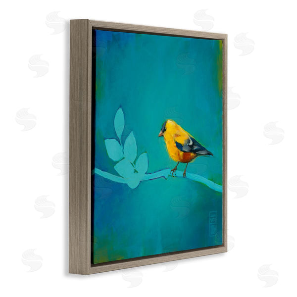 Stupell Industries Stacy D'Aguiar | Canary With Abstract Branch Wall Art