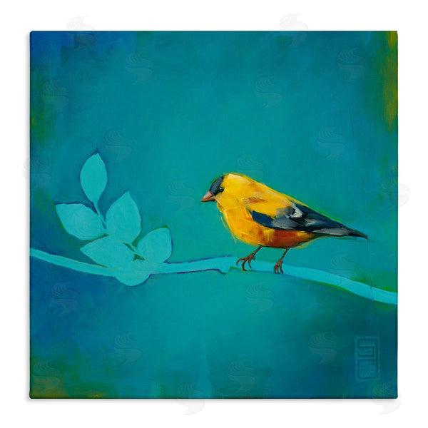 stupell industries Stacy D'Aguiar | Canary with Abstract Branch Wall Art