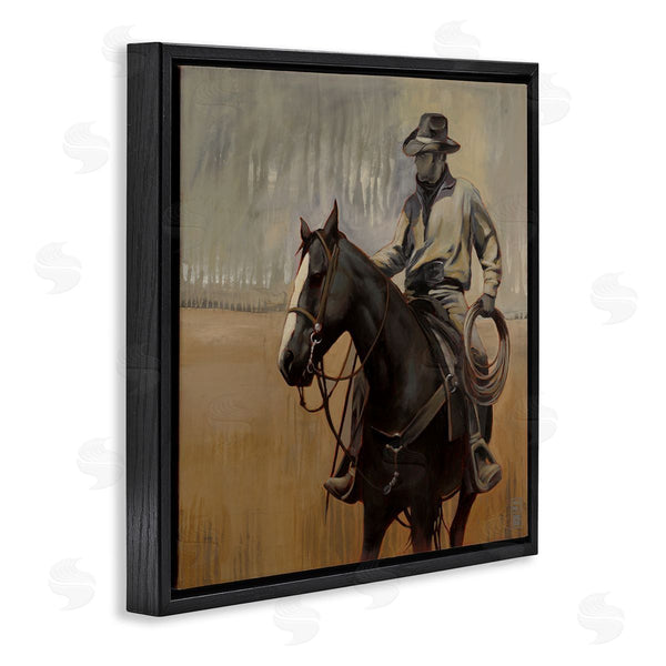 Stupell Industries Stacy D'Aguiar | Cowboy With Modern Splash Wall Art