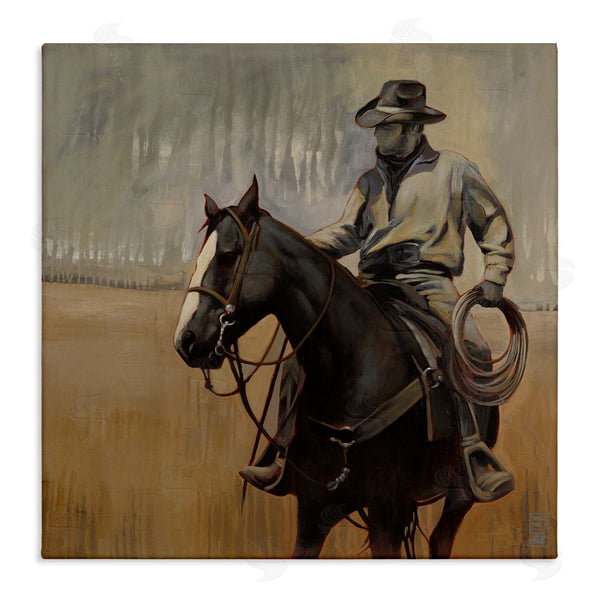 stupell industries Stacy D'Aguiar | Cowboy with Modern Splash Wall Art