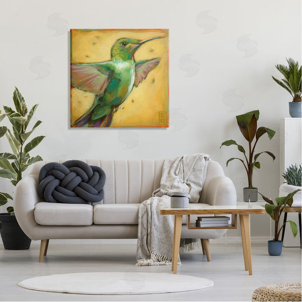 Stupell Industries Stacy D'Aguiar | Flying Hummingbird Painting Wall Art