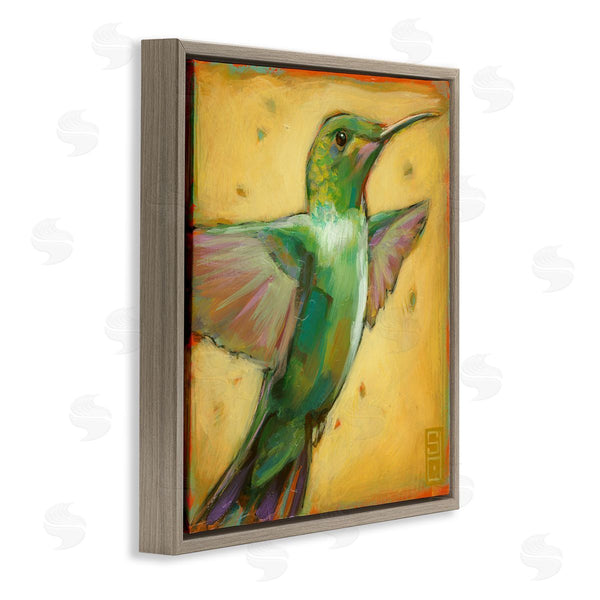 Stupell Industries Stacy D'Aguiar | Flying Hummingbird Painting Wall Art