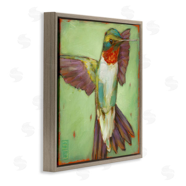 Stupell Industries Stacy D'Aguiar | Green Hummingbird Flying Wall Art