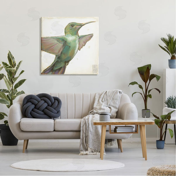 Stupell Industries Stacy D'Aguiar | Green Hummingbird Painting Wall Art