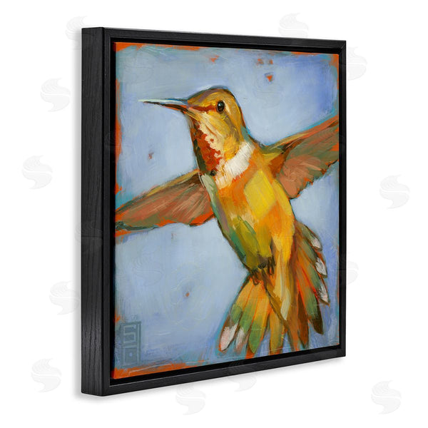 Stupell Industries Stacy D'Aguiar | Hummingbird On Blue Wall Art