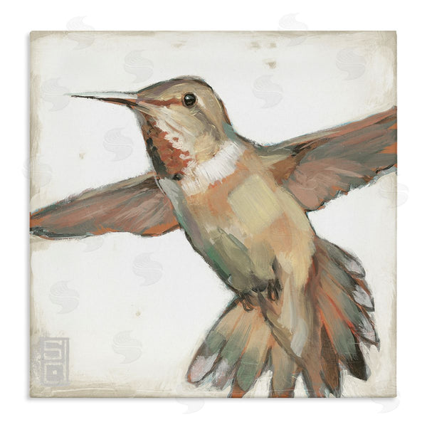 stupell industries Stacy D'Aguiar | Muted Hummingbird Portrait Wall Art
