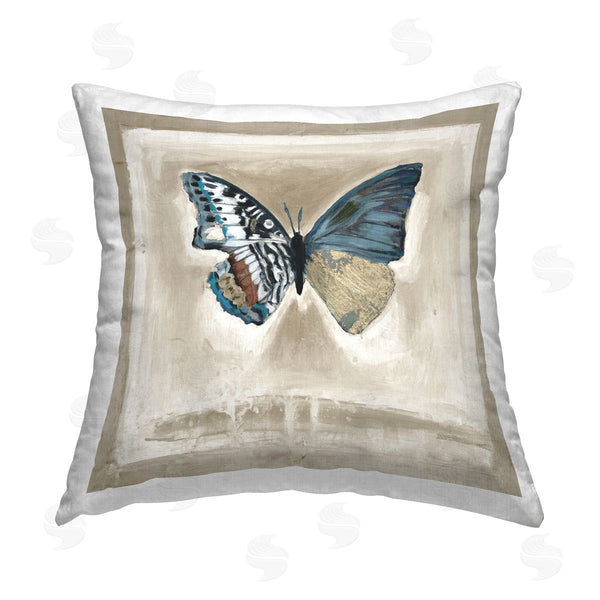 stupell industries Stacy Daguiar | Patterned Butterfly Wings Printed Throw Pillow