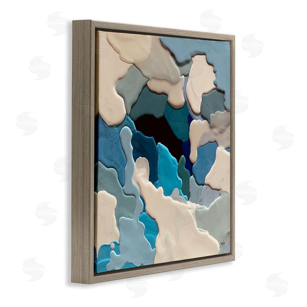 Stupell Industries Stacy Gresell | Abstract Irregular Shapes Complex Layered Dripped Paint Wall Art