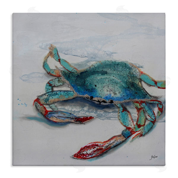 stupell industries Stacy Gresell | Blue Crab Abstract Patterns Wall Art