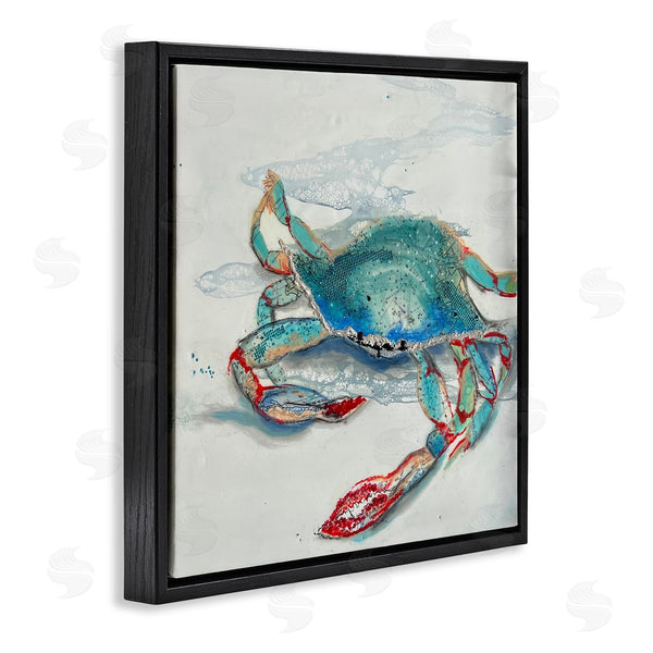 Stupell Industries Stacy Gresell | Blue Crab With Abstract Motifs