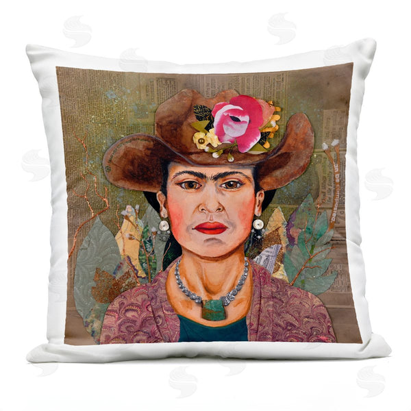 Stupell Industries Stacy Gresell | Howdy Frida Cowgirl Printed Throw Pillow