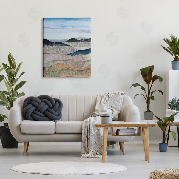 Stupell Industries Stacy Gresell | Map Collage Landscape Wall Art