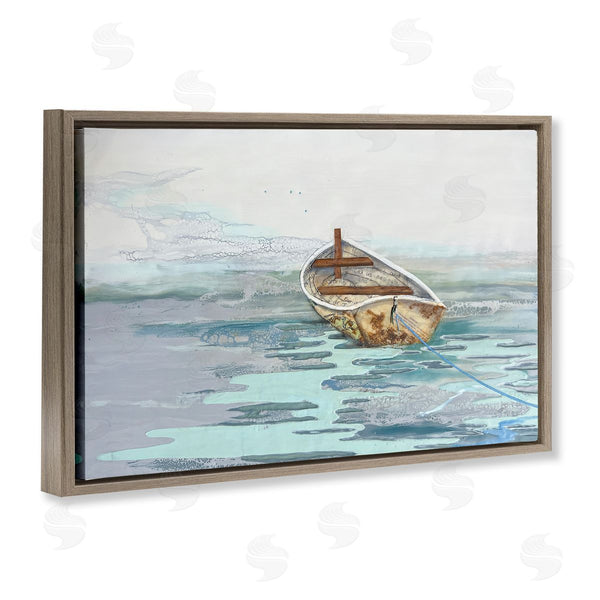 Stupell Industries Stacy Gresell | Maritime Boat With Collaged Patterns