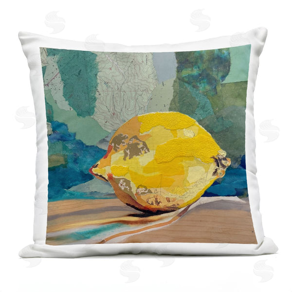 Stupell Industries Stacy Gresell | Mixed Pattern Lemon Collage Printed Throw Pillow