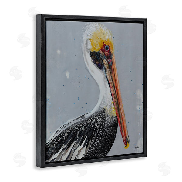 Stupell Industries Stacy Gresell | Nautical Pelican Portrait Wall Art