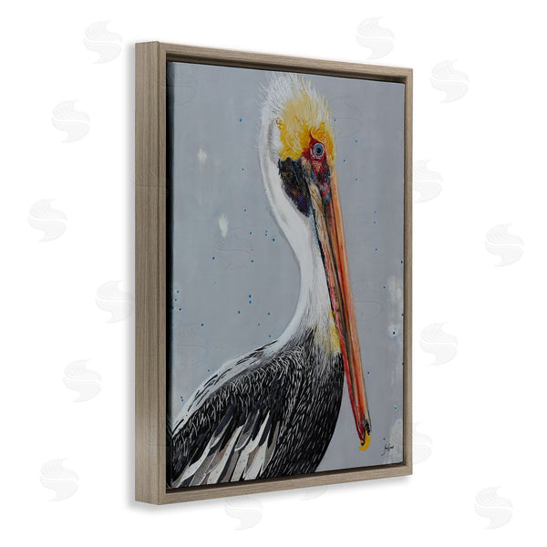 Stupell Industries Stacy Gresell | Nautical Pelican Portrait Wall Art