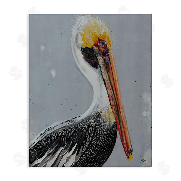 stupell industries Stacy Gresell | Nautical Pelican Portrait Wall Art
