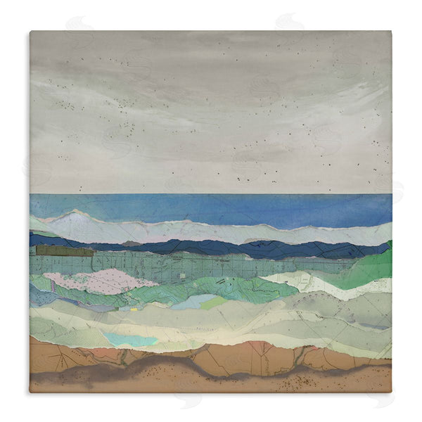 stupell industries Stacy Gresell | Vintage Collaged Beach Ripples