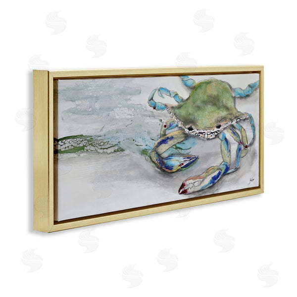 Stupell Industries Stacy Gresell | Vivid Crab On Beach Shoreline Wall Art