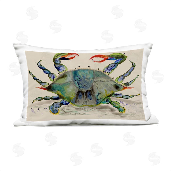 Stupell Industries Stacy Gresell | Vivid Modern Patterned Crab Printed Throw Pillow