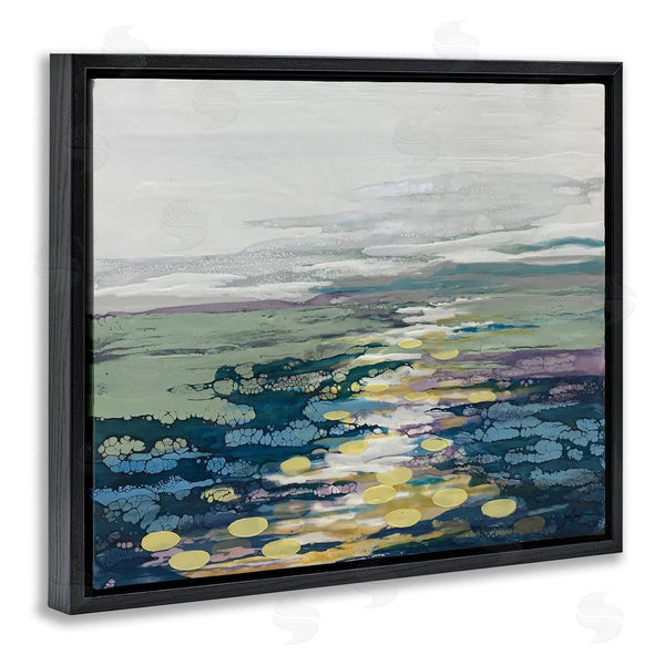 Stupell Industries Stacy Gresell | Vivid Sea Water Ocean Surface Ripples Collage Wall Art