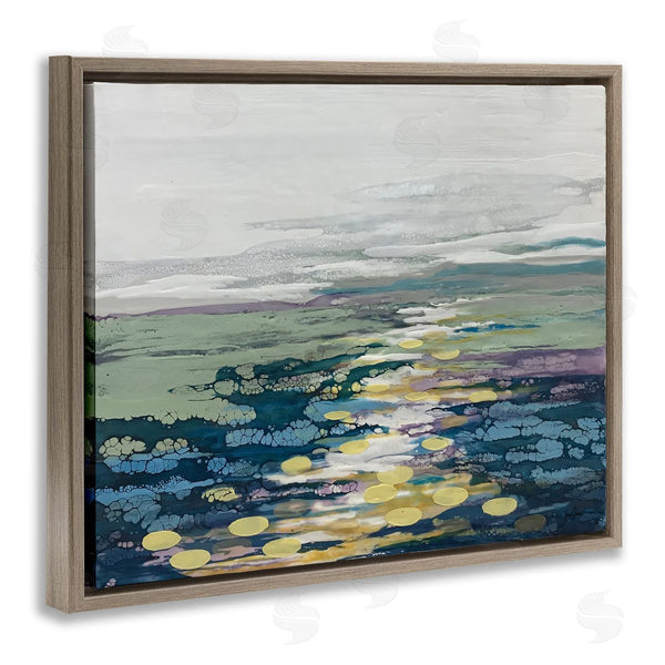 Stupell Industries Stacy Gresell | Vivid Sea Water Ocean Surface Ripples Collage Wall Art