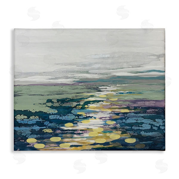 stupell industries Stacy Gresell | Vivid Sea Water Ocean Surface Ripples Collage Wall Art