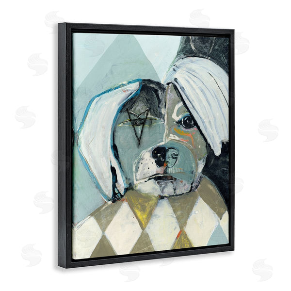 Stupell Industries Stacy Milrany | Abstract Dog Face Portrait Wall Art