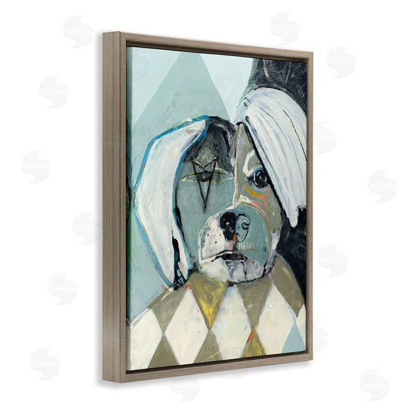 Stupell Industries Stacy Milrany | Abstract Dog Face Portrait Wall Art