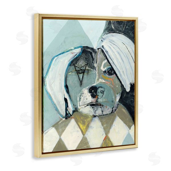 Stupell Industries Stacy Milrany | Abstract Dog Face Portrait Wall Art