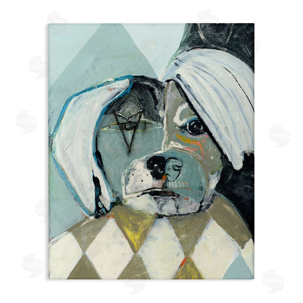 stupell industries Stacy Milrany | Abstract Dog Face Portrait Wall Art