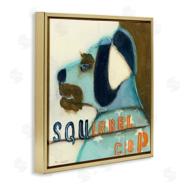 Stupell Industries Stacy Milrany | Squirrel Cop Dog Humor Wall Art
