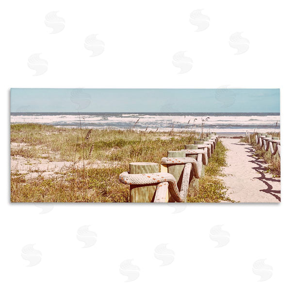 stupell industries Stede Bonnett | Eastern Beach Walkway Wall Art