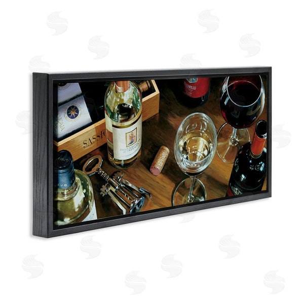 Stupell Industries Stefano Ferreri | Corks & Wine Bottles View