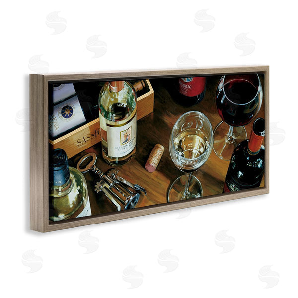 Stupell Industries Stefano Ferreri | Corks & Wine Bottles View