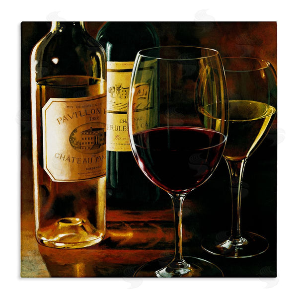 stupell industries Stefano Ferreri | Dimly Lit Wine Still Life