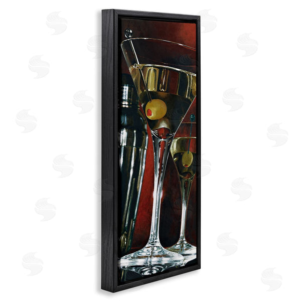 Stupell Industries Stefano Ferreri | Dirty Martinis Hyper Realistic Painting