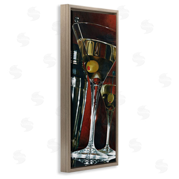 Stupell Industries Stefano Ferreri | Dirty Martinis Hyper Realistic Painting
