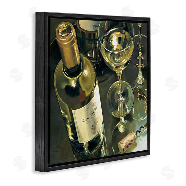 Stupell Industries Stefano Ferreri | Elegant White Wine Still Life