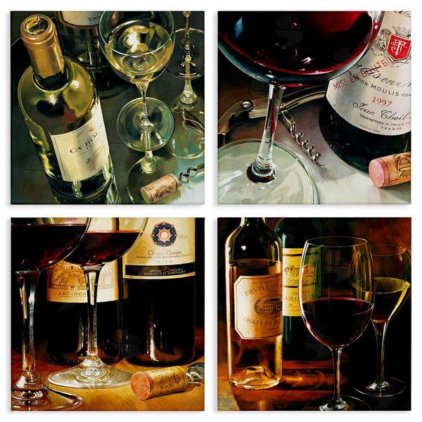 stupell industries Stefano Ferreri | Elegant Wine Still Lifes Wall Art