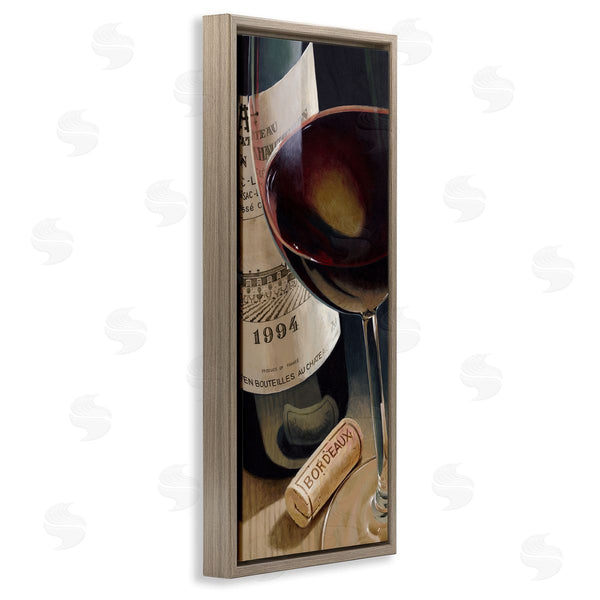 Stupell Industries Stefano Ferreri | Traditional Uncorked Wine Bottle