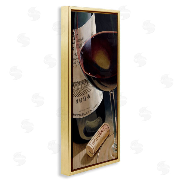 Stupell Industries Stefano Ferreri | Traditional Uncorked Wine Bottle