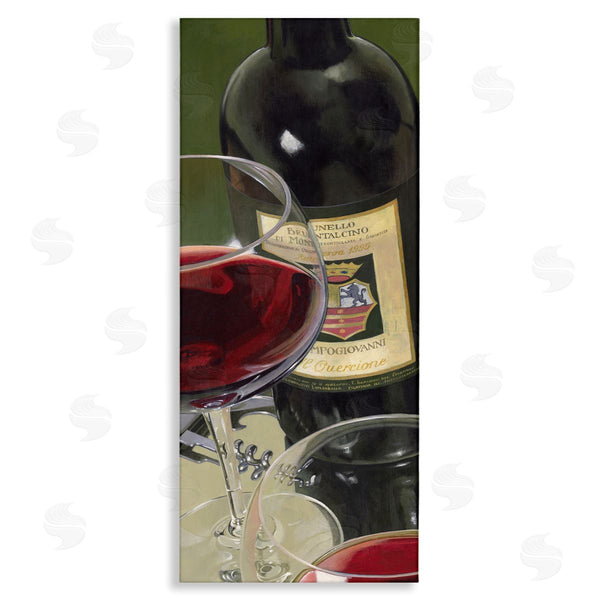 stupell industries Stefano Ferreri | Vintage Red Wine & Glasses