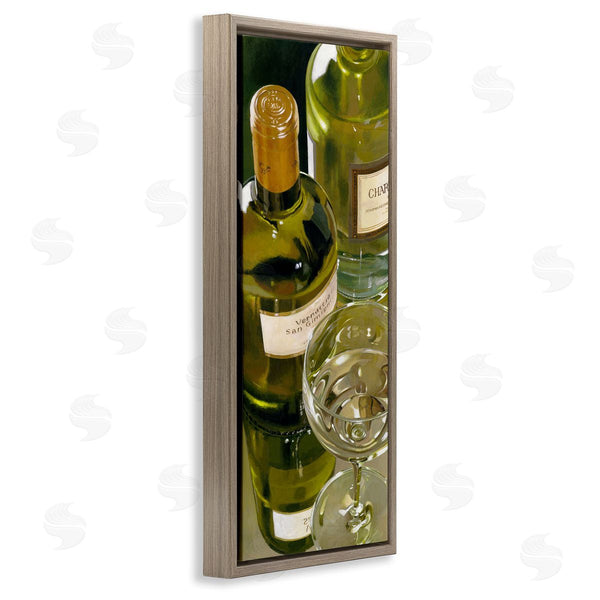 Stupell Industries Stefano Ferreri | Vintage White Wine Bottles